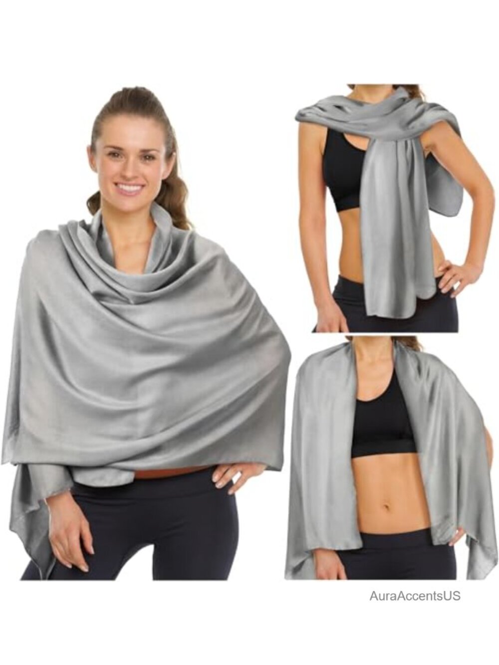 Women's Beach Wrap Shawl UPF 50+ Polyester Travel Essentials